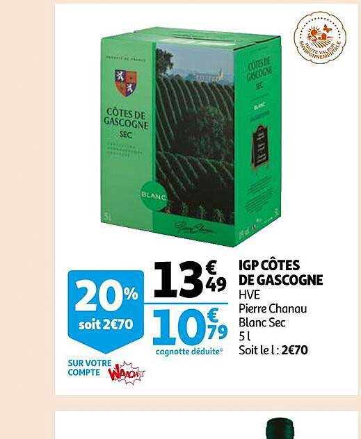 igp côtes de gascogne hve pierre chanau