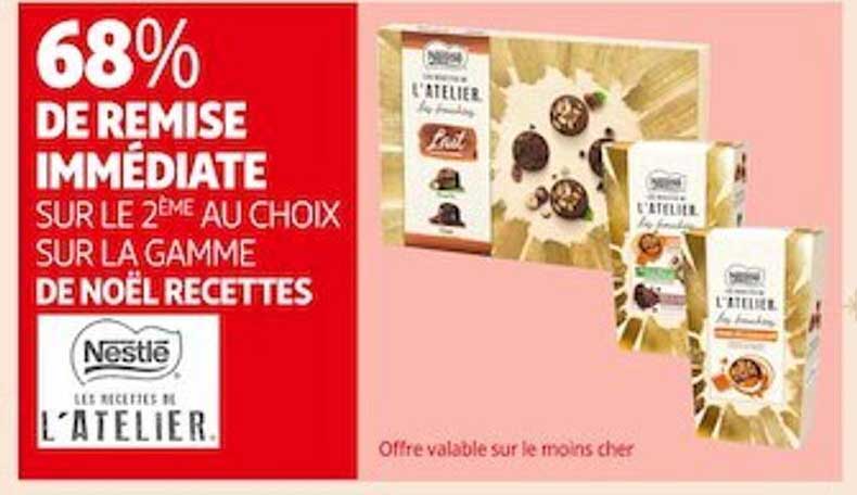 la gamme de noël recettes nestlé les recettes de l'atelier