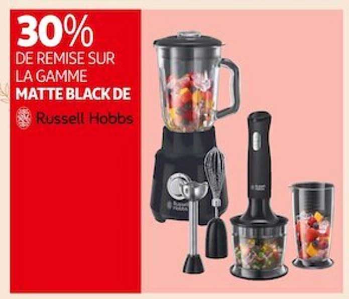la gamme matte black de russell hobbs