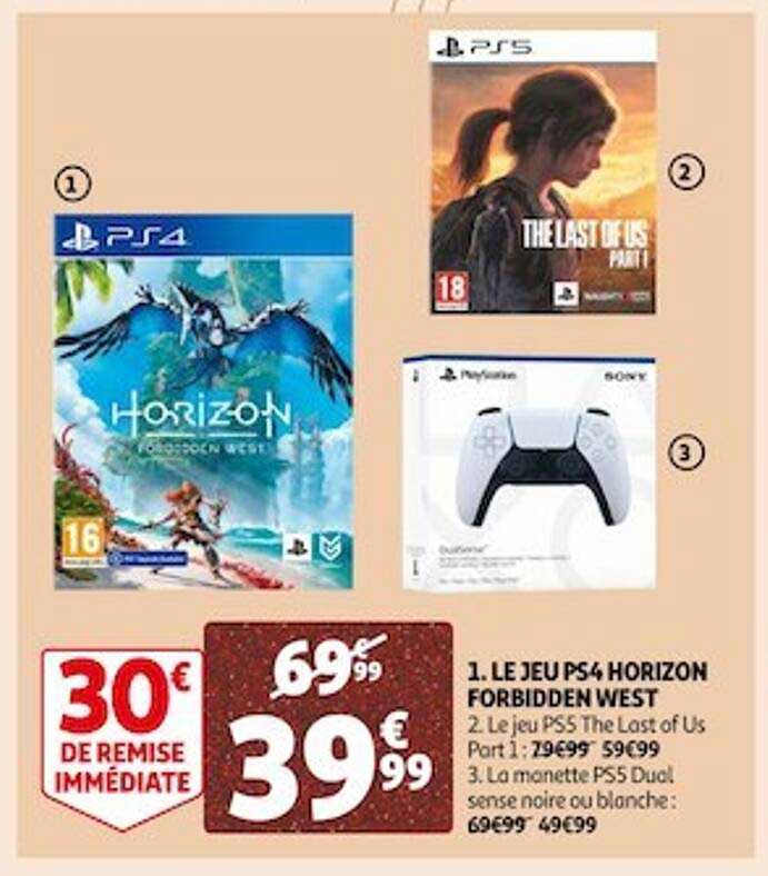 le jeu ps4 horizon forbidden west