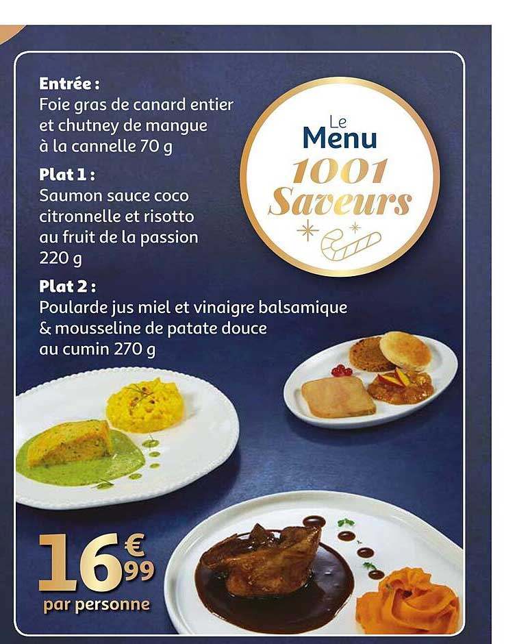 Le Menu 1001 Saveurs