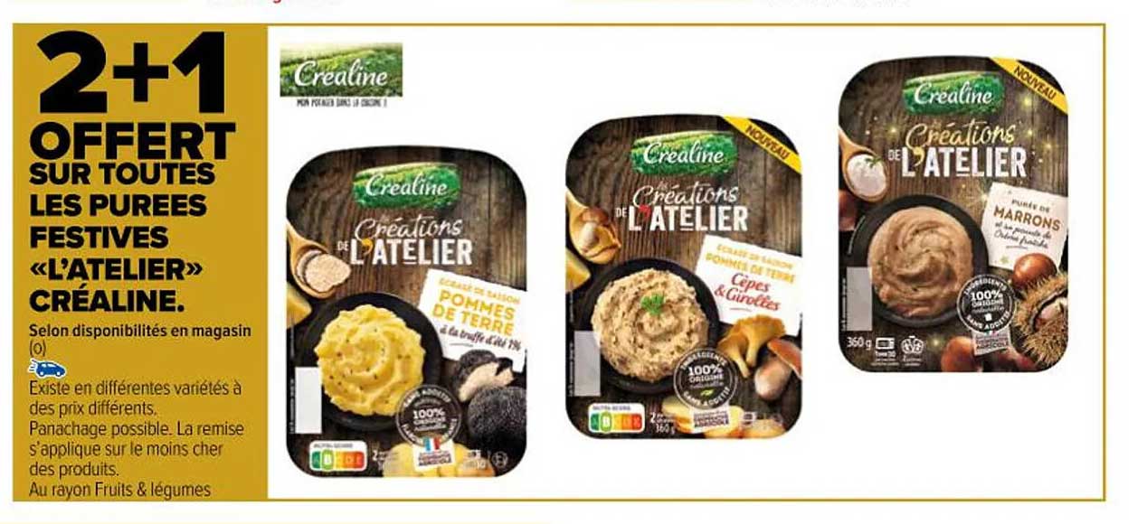 les purées festives «l'atelier créaline»