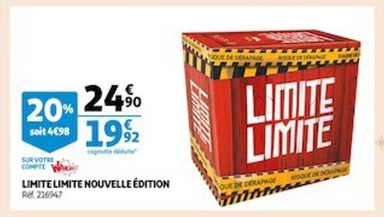 limite limite nouvelle édition