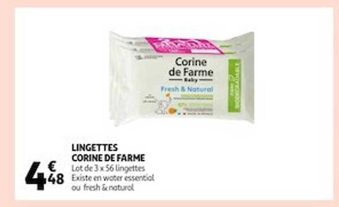 lingettes corine de farme