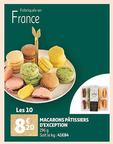 macarons pâtissiers d'exception