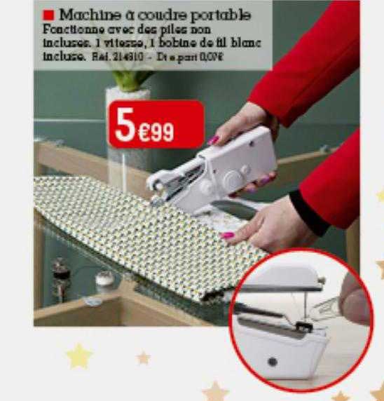 machine à coudre portable