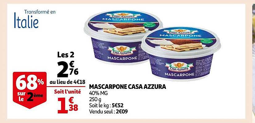Mascarpone Casa Azzura