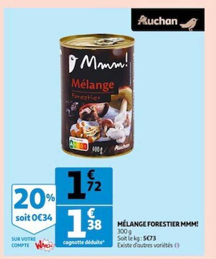 mélange forestier mmm!