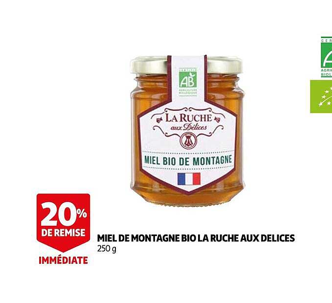 miel de montagne bio la ruche aux délices