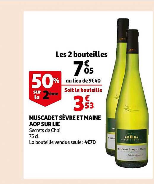 muscadet sèvre et maine aop sur lie