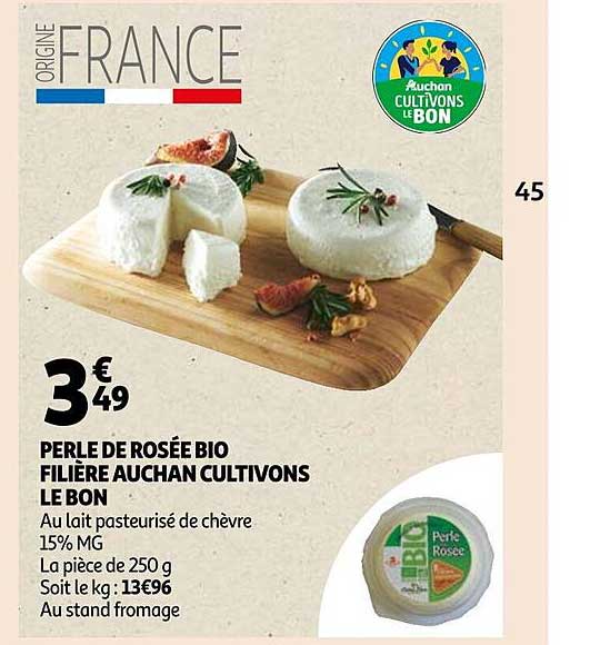 perle de rosée bio filière auchan cultivons le bon