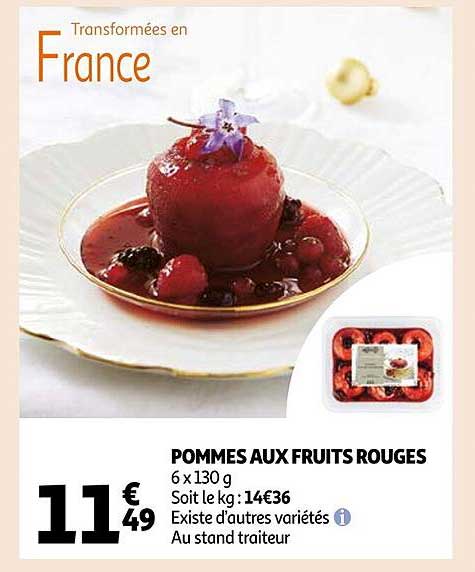 Pommes Aux Fruits Rouges