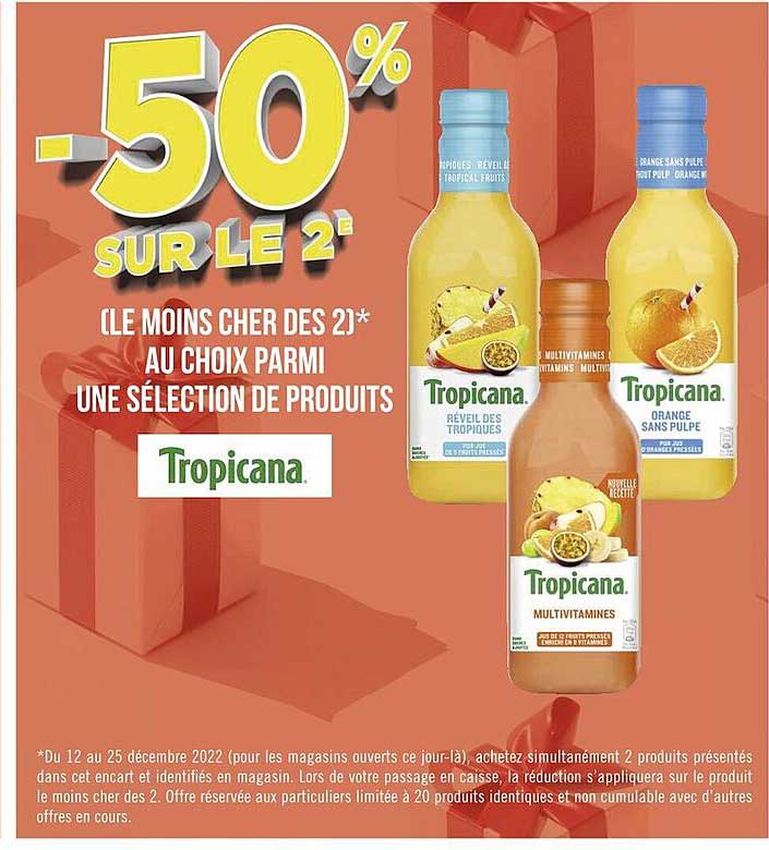 Produits Tropicana