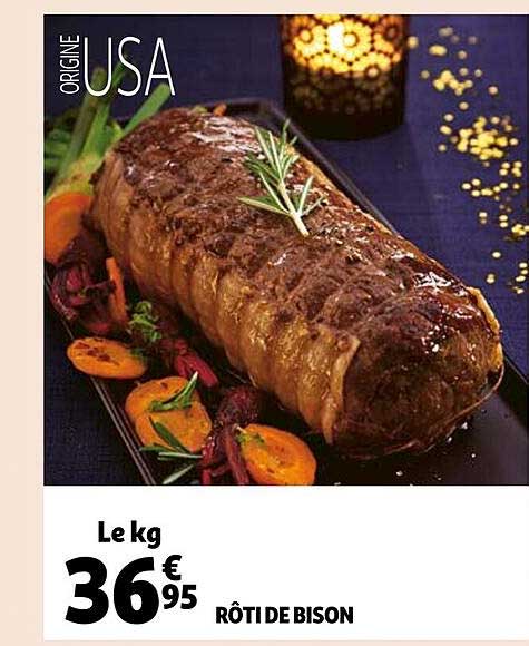 rôti de bison