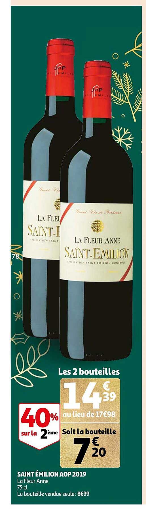 saint émilion aop 2019 la fleur anne