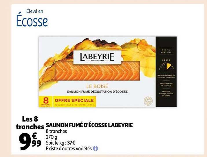 saumon fumé d'écosse labeyrie
