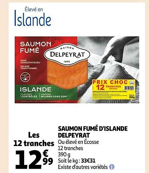 saumon fumé d'islande delpeyrat