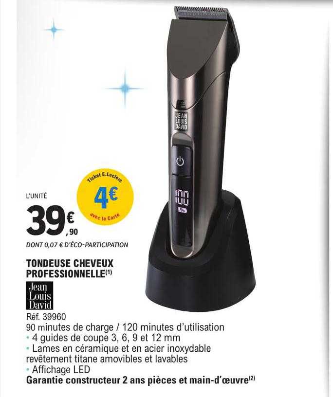tondeuse cheveux professionnelle jean louis david