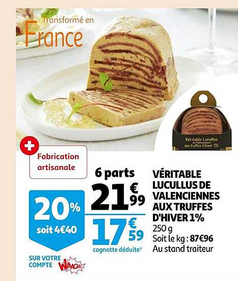 véritable lucullus de valenciennes aux truffes d'hiver 1%