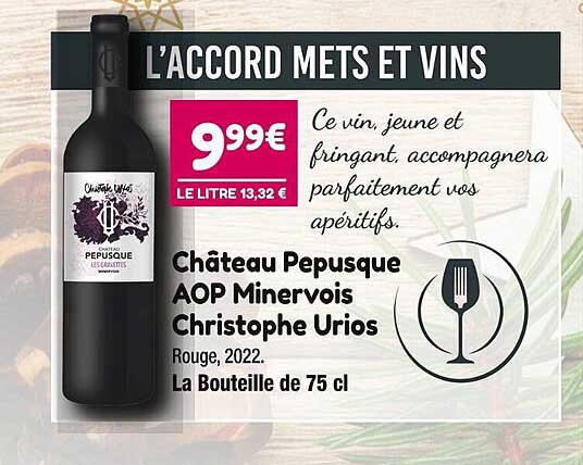 château pepusque aop minervois christophe urios