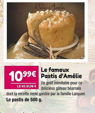 le fameux pastis d'amélie