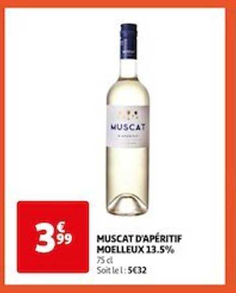 muscat d'apéritif moelleux 13.5%
