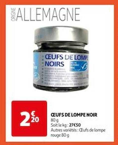 œufs de lompe noir