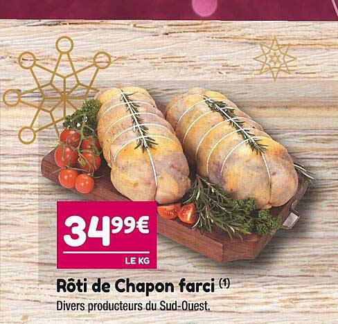 rôti de chapon farci