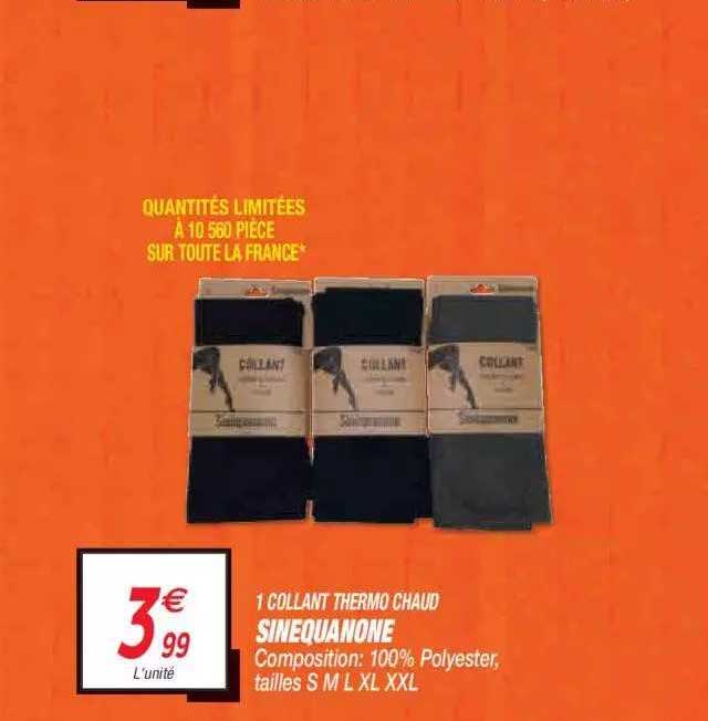 1 collant thermo chaud sinequanone