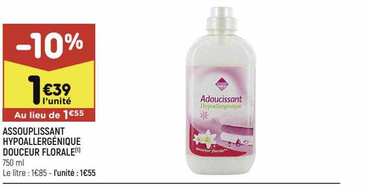 Assouplissant Hypoaalergènique Douceur Florale