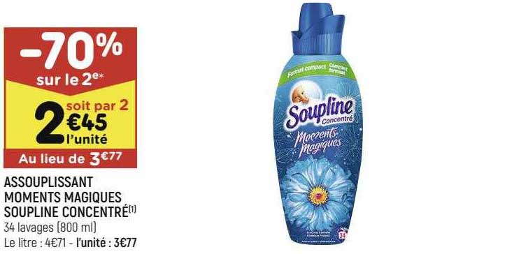 assouplissant moment magiques soupline concentré