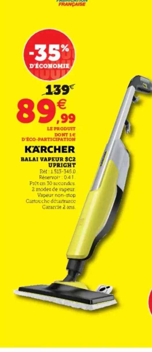 balai vapeur sc2 upright kärcher