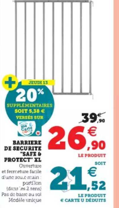 barrière de sécurité "safe & protect" xl