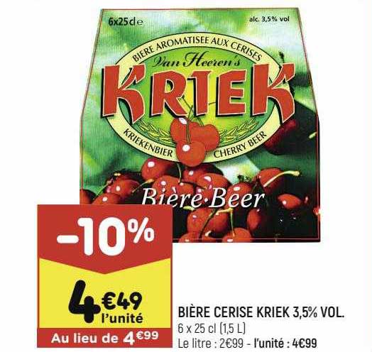 bière cerise kriek