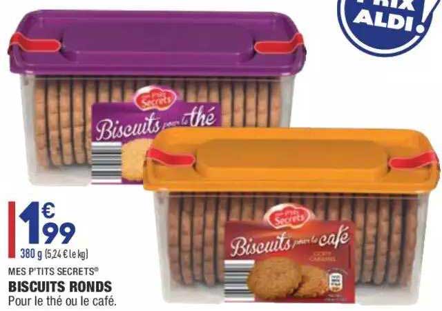Biscuits Ronds Mes P'tits Secrets