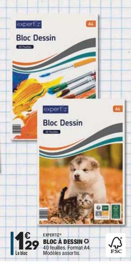 Bloc à Dessin Expertiz