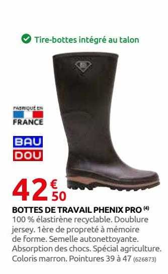 bottes de travail phenix pro bau dou