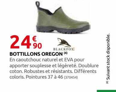 bottillons oregon blackfox