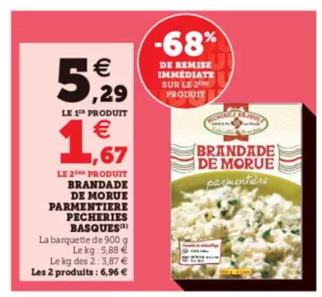 brandade de morue parmentière pêcheries basques