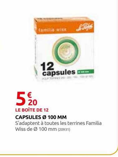 Capsules ø 100 Mm