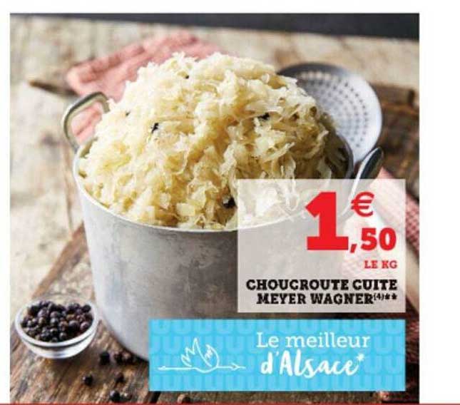 choucroute cuite meyer wagner