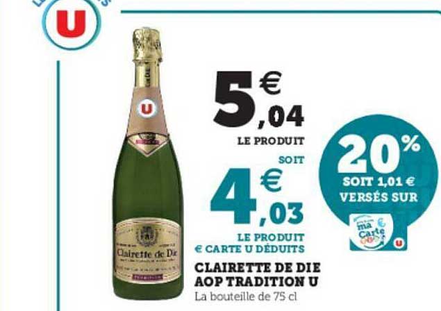 clairette de die aop tradition u