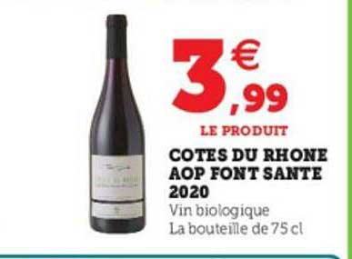 Côtes Du Rhône Aop Font Sante 2020
