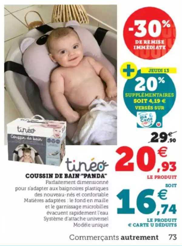 Coussin De Bain "panda" Tinéo