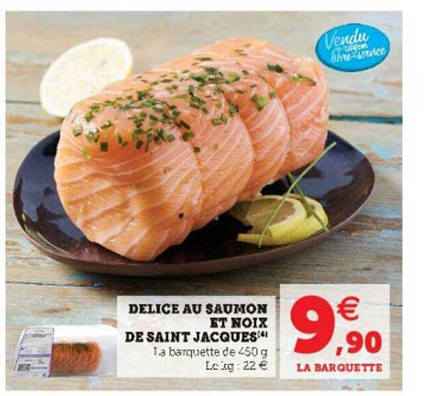 délice au saumon et noix de saint jacques