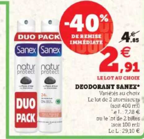 Déodorant Sanex