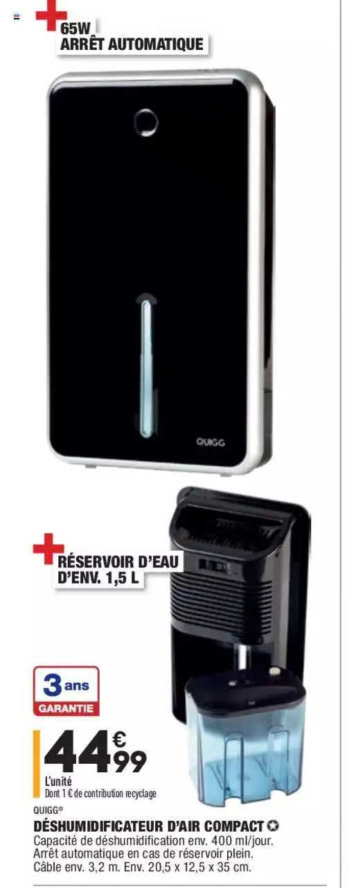 déshumidificateur d'air compact