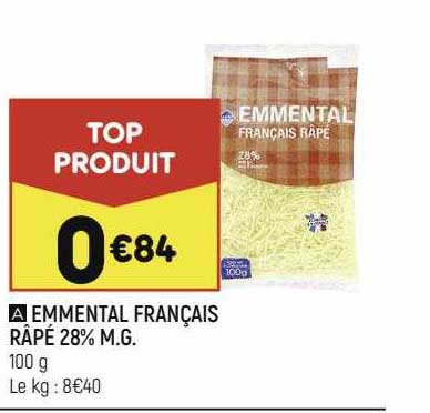 Emmental Français Râpé