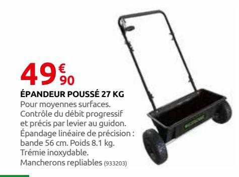 épandeur poussé 27 kg
