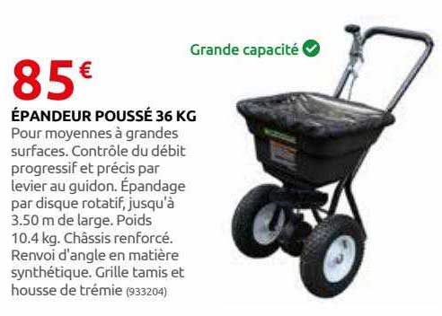 épandeur poussé 36 kg